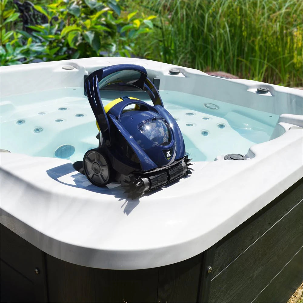 Zodiac SpaBot Cordless Robotic Spa Cleaner. Floor, Seats, Wall Zodiac SpaBot Cordless Robotic Spa Cleaner. Floor, Seats, Wall